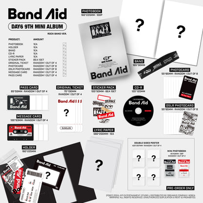 DAY6 9th Mini Album – Band Aid (Random)