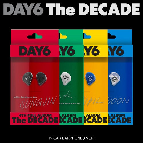 PRE-ORDER: DAY6 4th Full Album - The DECADE (In-Ear Earphones Ver.) (Random)