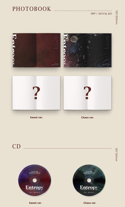 DAY6 3rd Album – The Book of Us : Entropy (Random)