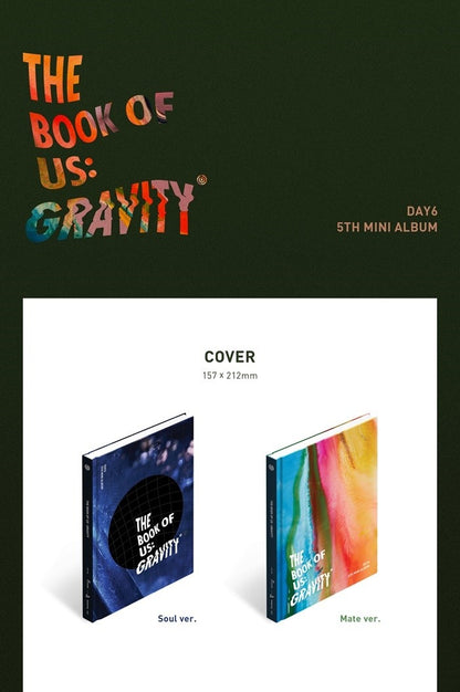 DAY6 5th Mini Album - The Book of Us : Gravity (Random)