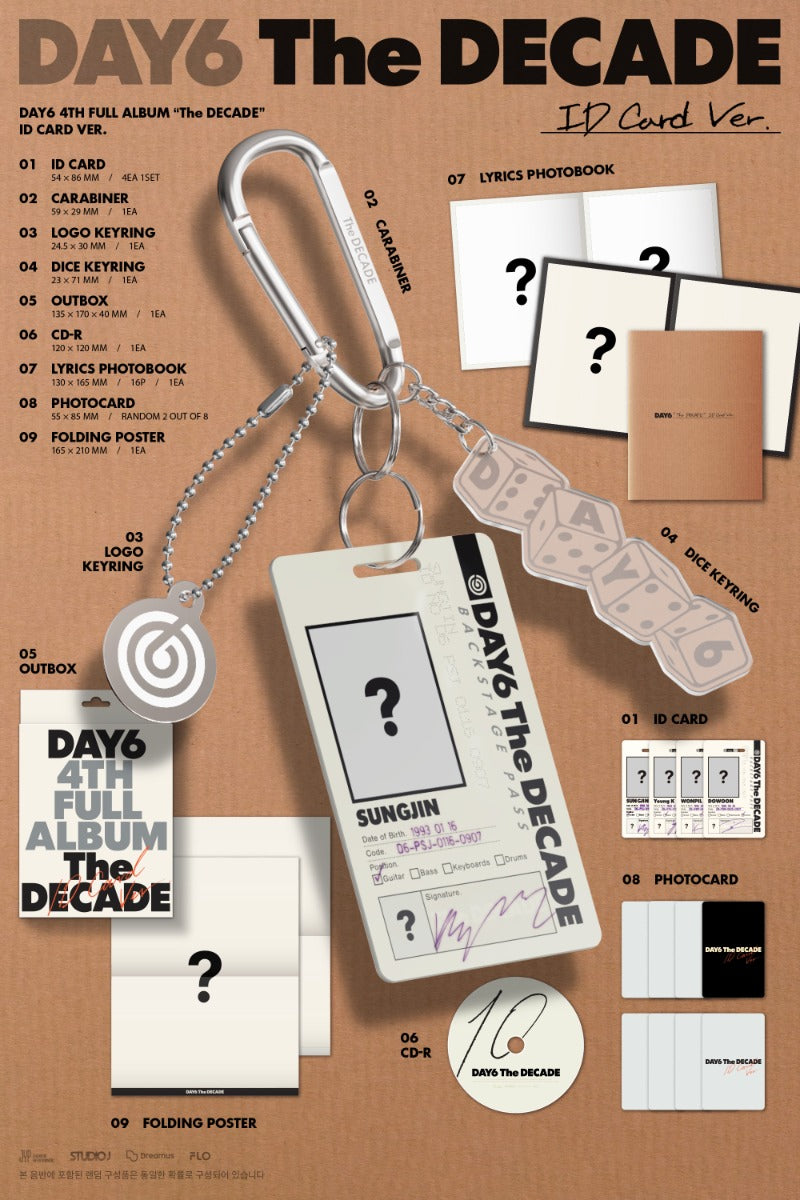 DAY6 4th Full Album - The DECADE (MD Ver.)