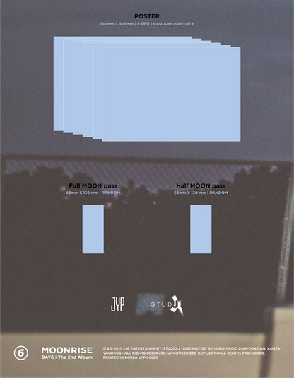 DAY6 The 2nd Album - MOONRISE (Random) [RESTOCK]
