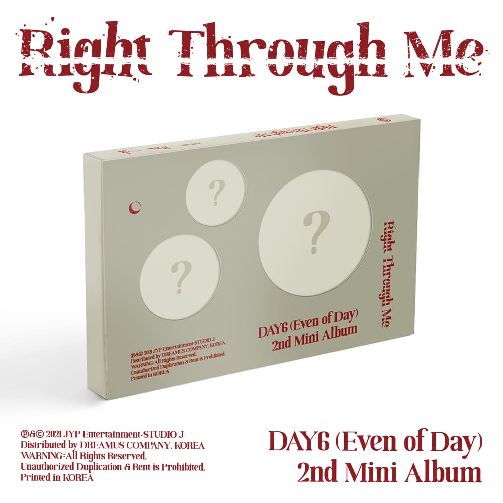 Even of Day (DAY6) 2nd Mini Album - Right Through Me