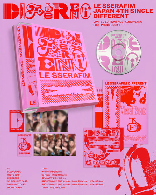 LE SSERAFIM 4th Single - DIFFERENT (Japanese Edition)