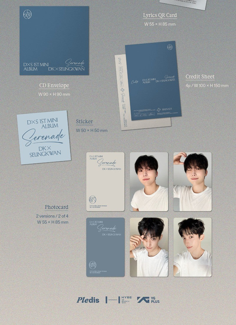 DK X SEUNGKWAN (Seventeen) 1st Mini Album - ‘소야곡’ [Serenade] (COMPACT Ver.) (Random)