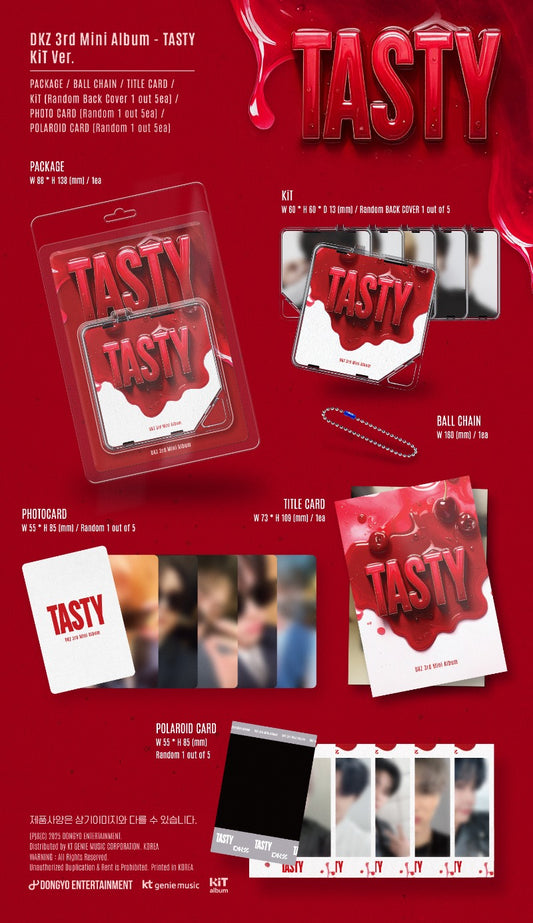 DKZ 3rd Mini Album - TASTY (KiT Ver.)