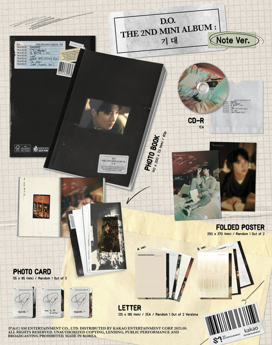 D.O. Mini Album Vol. 2 – 기대 (Expectation) Note Ver.