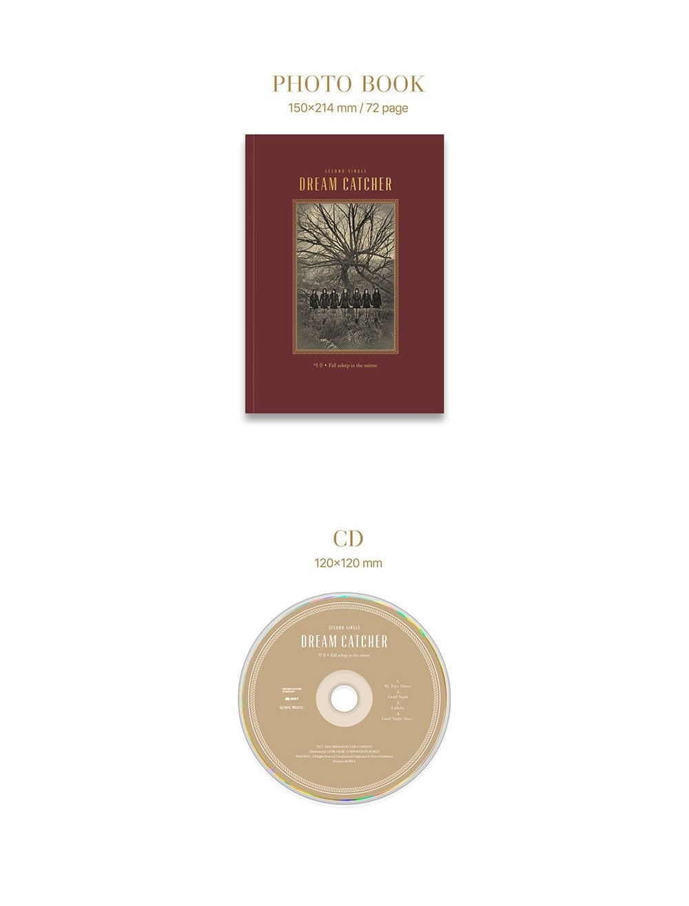 Dreamcatcher Second Single – 악몽 (惡夢/Nightmare) : Fall Asleep In The Mirror [RE-RELEASE]