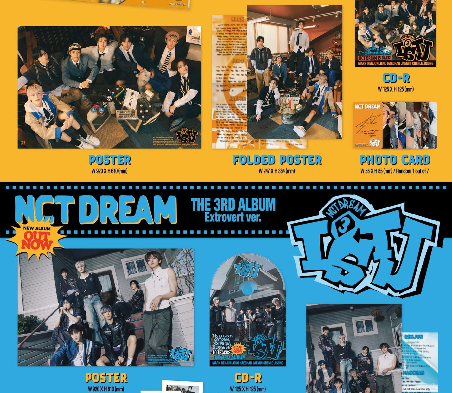 NCT DREAM Album Vol. 3 - ISTJ (Photobook Ver.) (Random)