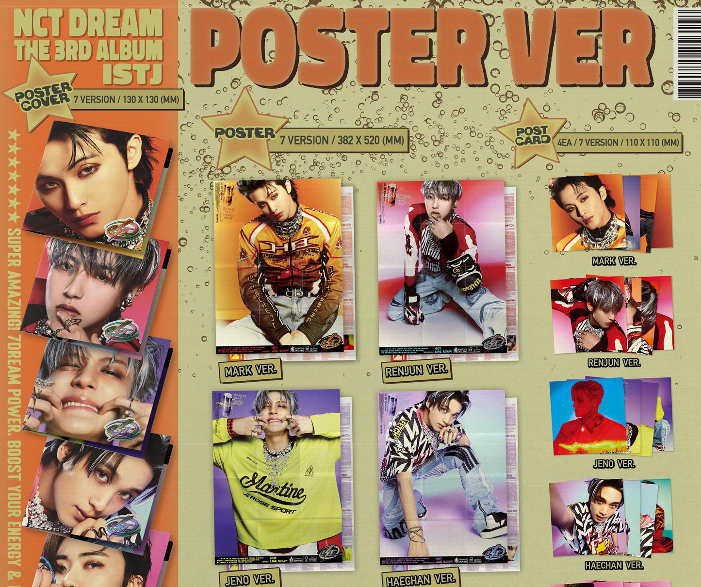 NCT DREAM Album Vol. 3 - ISTJ (Poster Ver.) (Random)