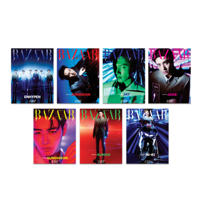 PRE-ORDER: BAZAAR STAR : The Cosmic Magazine - ENHYPEN (July 2026)