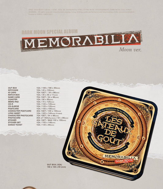 ENHYPEN – DARK MOON SPECIAL ALBUM [MEMORABILIA] (Moon Ver.)