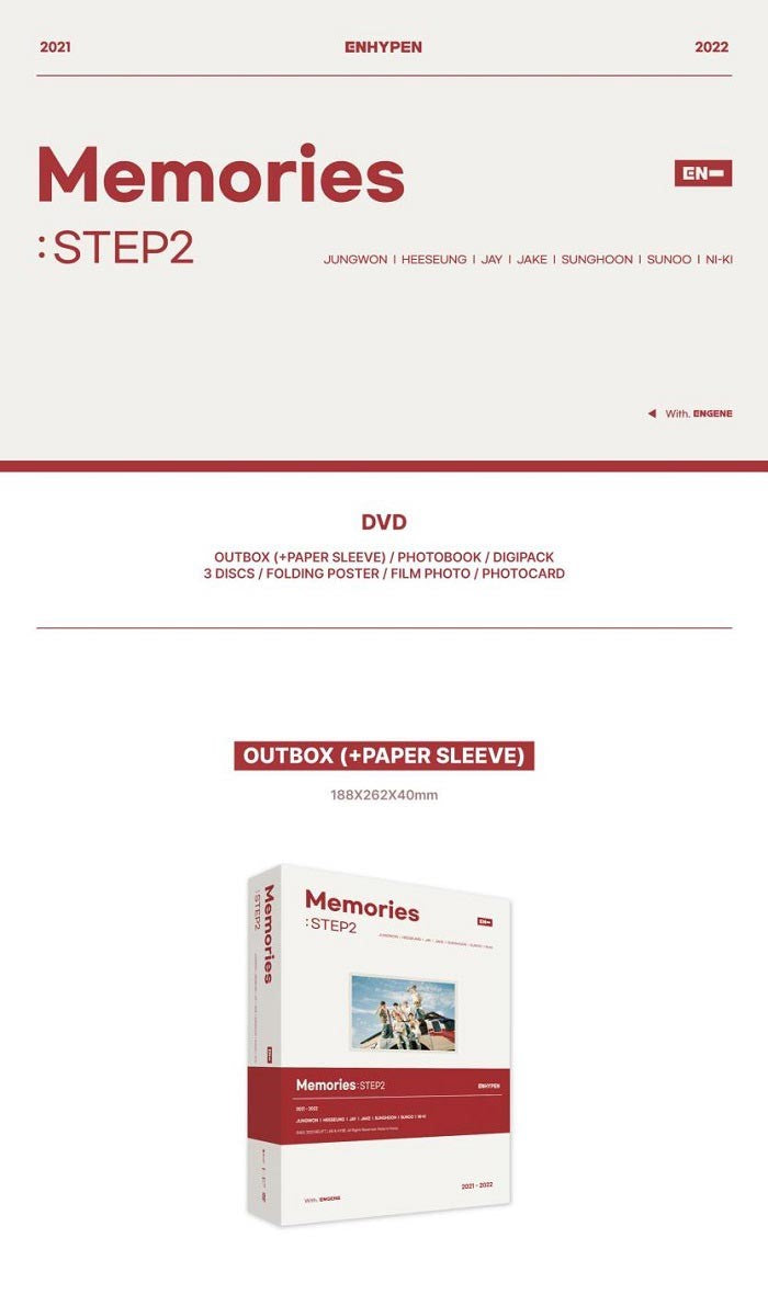 ENHYPEN - [MEMORIES : STEP 2] DVD