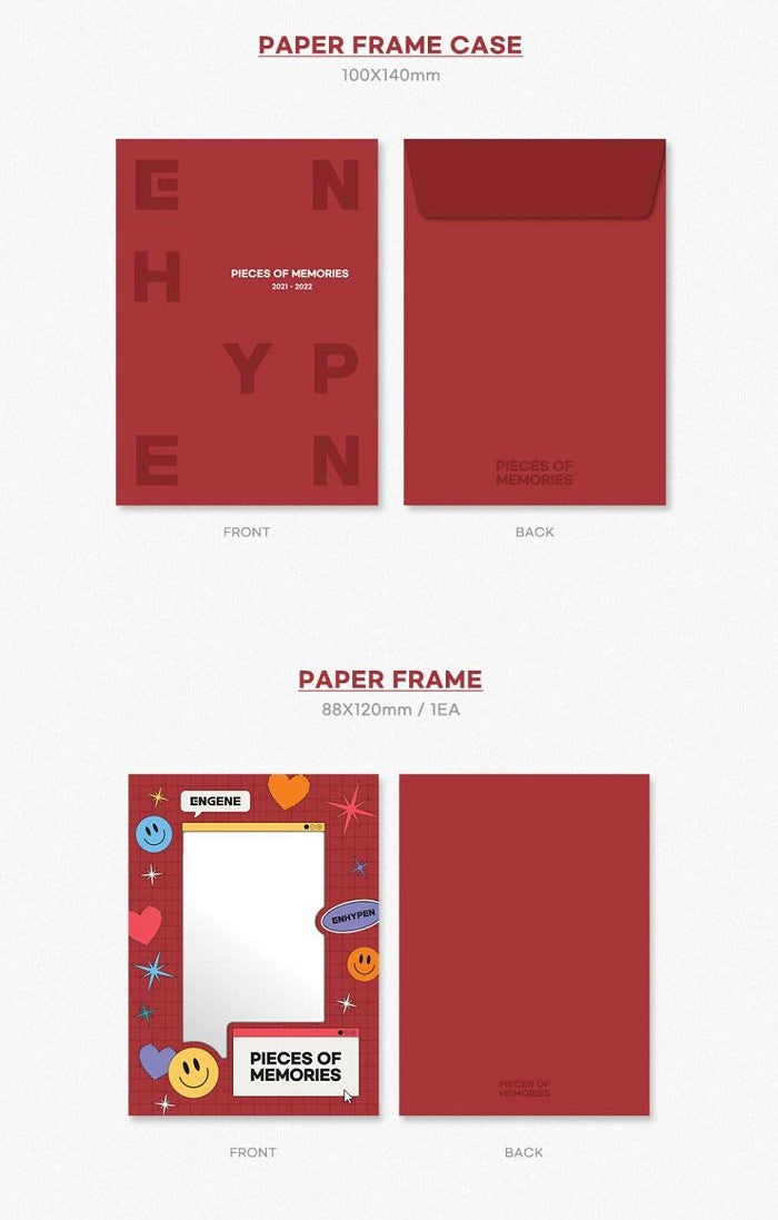 ENHYPEN - [PIECES OF MEMORIES : 2021-2022] MINI PHOTOBOOK