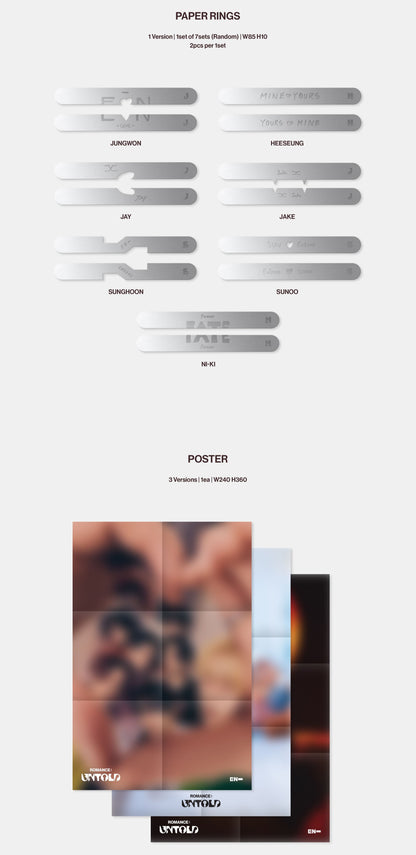 [PRE-OWNED] ENHYPEN 2nd Album – ROMANCE : UNTOLD (Random)