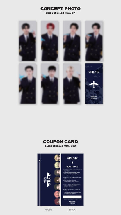 ENHYPEN – [ENHYPEN WORLD Coupon Card Collection] PILOT BASIC Ver.