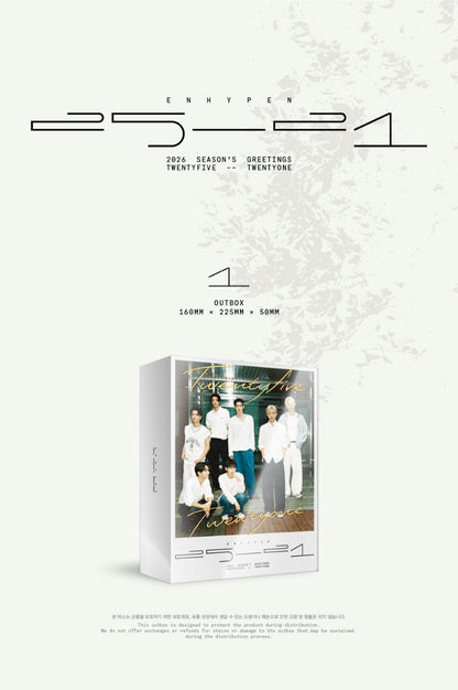 ENHYPEN 2026 SEASON’S GREETINGS - TWENTYFIVE -- TWENTYONE