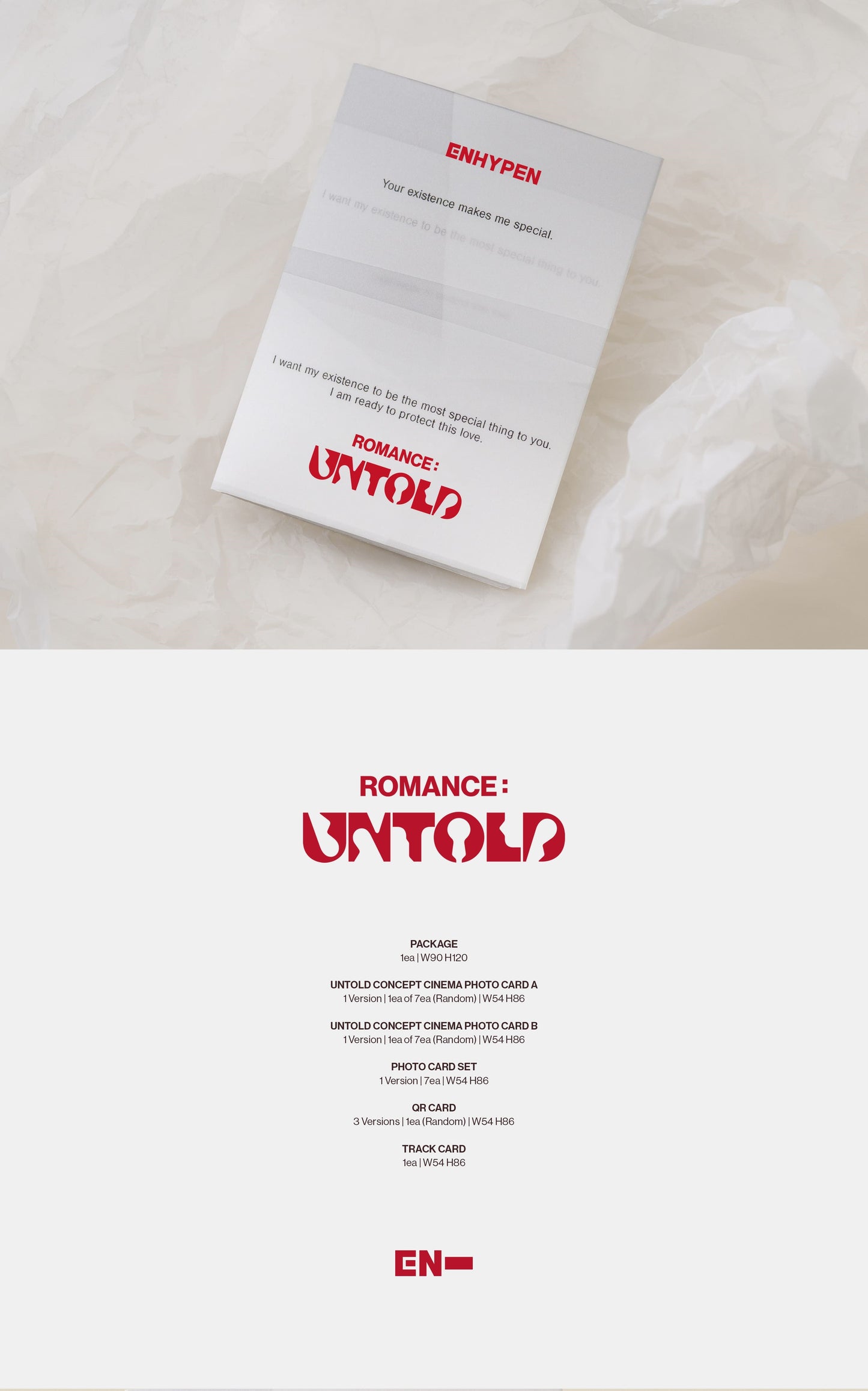 ENHYPEN – ROMANCE : UNTOLD (Weverse Albums Ver.)