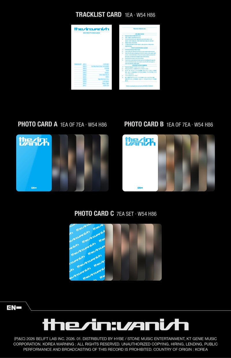 ENHYPEN – THE SIN : VANISH (Weverse Albums Ver.)