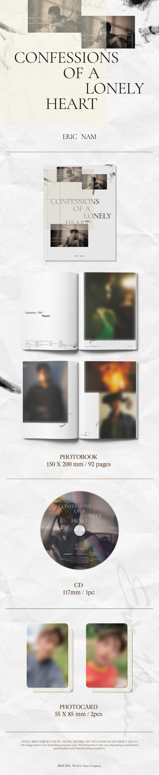 PRE-ORDER: Eric Nam – Confessions of a Lonely Heart
