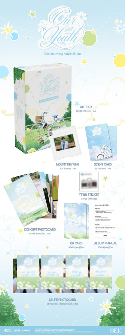 PRE-ORDER: SEO EUNKWANG (BTOB) Single Album - OUR YOUTH