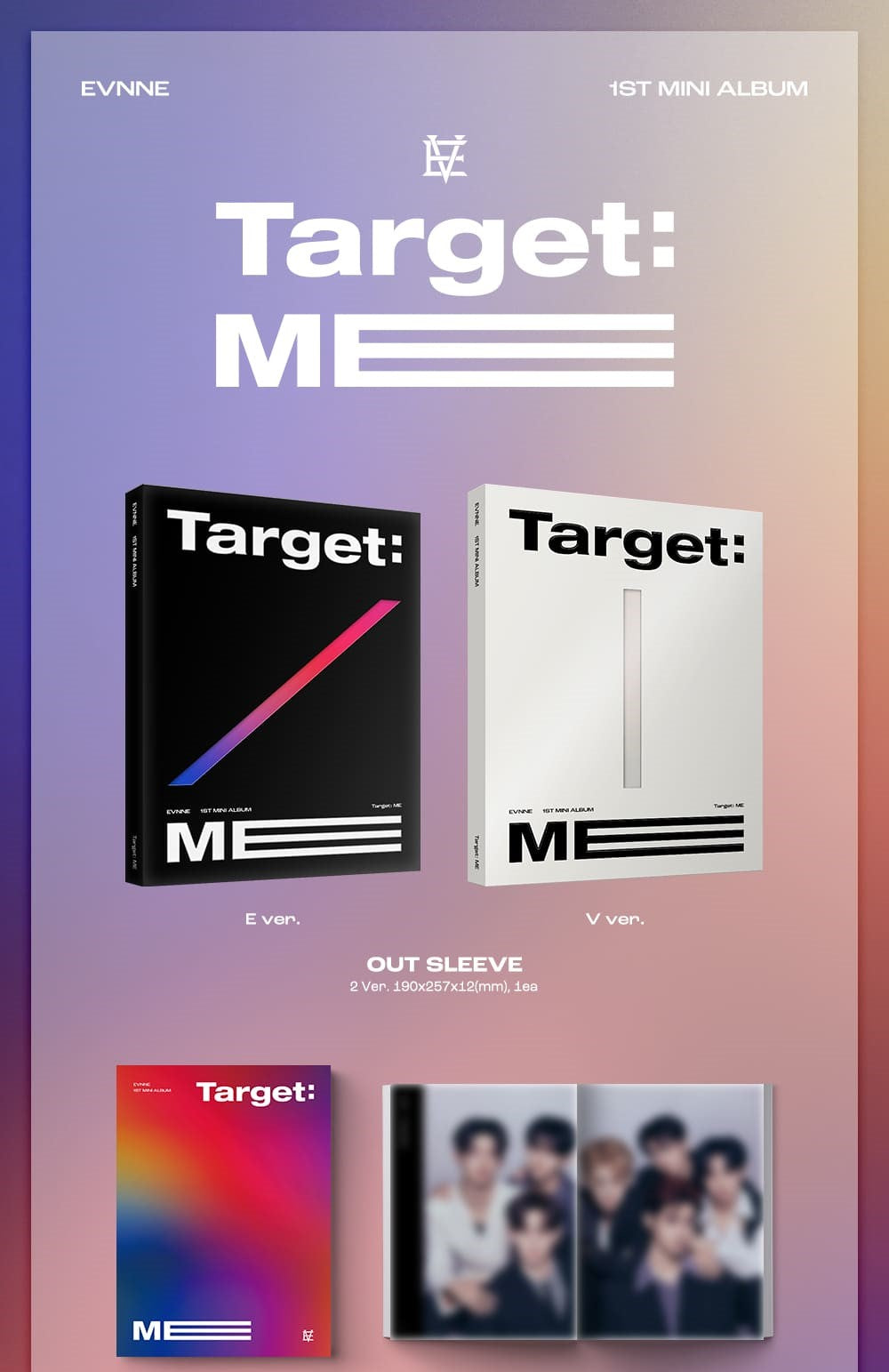 EVNNE Mini Album Vol. 1 – Target: ME (Random)