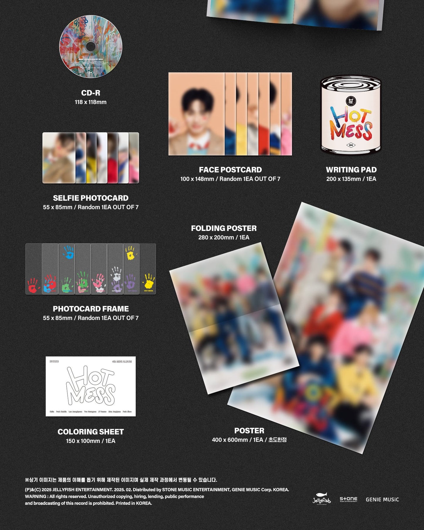 EVNNE 4th Mini Album – HOT MESS (Random)
