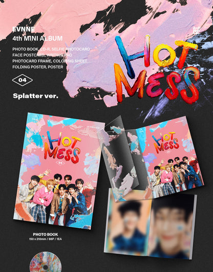 EVNNE 4th Mini Album – HOT MESS (Random)