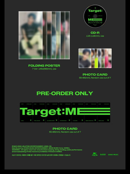 EVNNE Mini Album Vol. 1 – Target: ME (Digipack Ver.) (Random)
