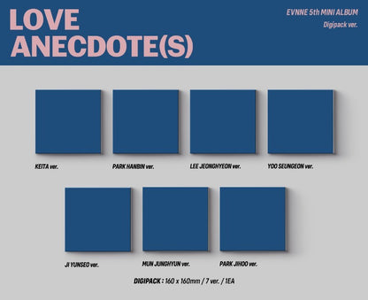 EVNNE 5th Mini Album – LOVE ANECDOTE(S) (Digipack Ver.) (Random)