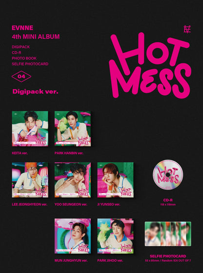 EVNNE 4th Mini Album – HOT MESS (Digipack Ver.) (Random)