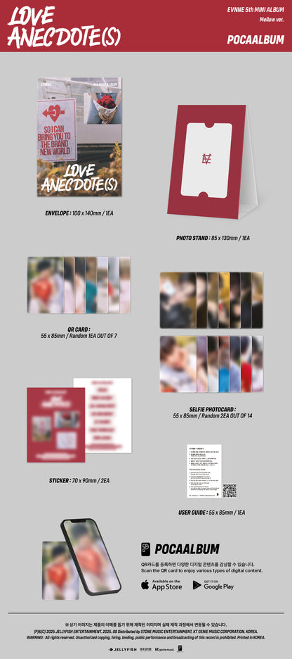 EVNNE 5th Mini Album – LOVE ANECDOTE(S) (POCA Ver.) (Random)