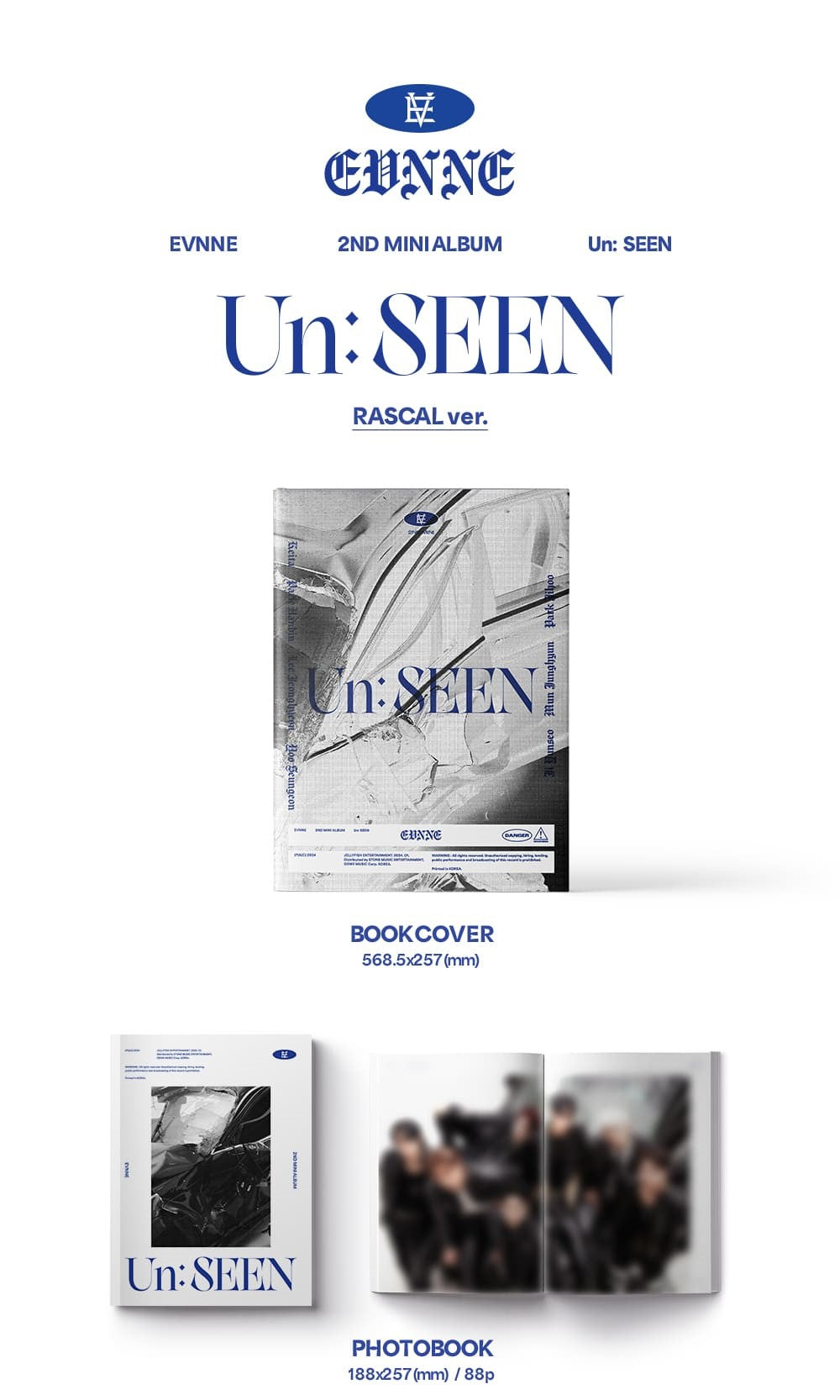 EVNNE 2nd Mini Album – Un: SEEN (Random)