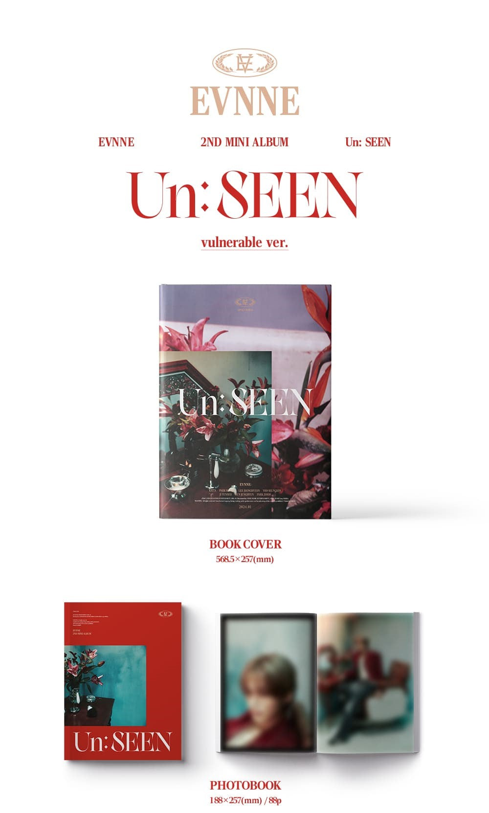 EVNNE 2nd Mini Album – Un: SEEN (Random)