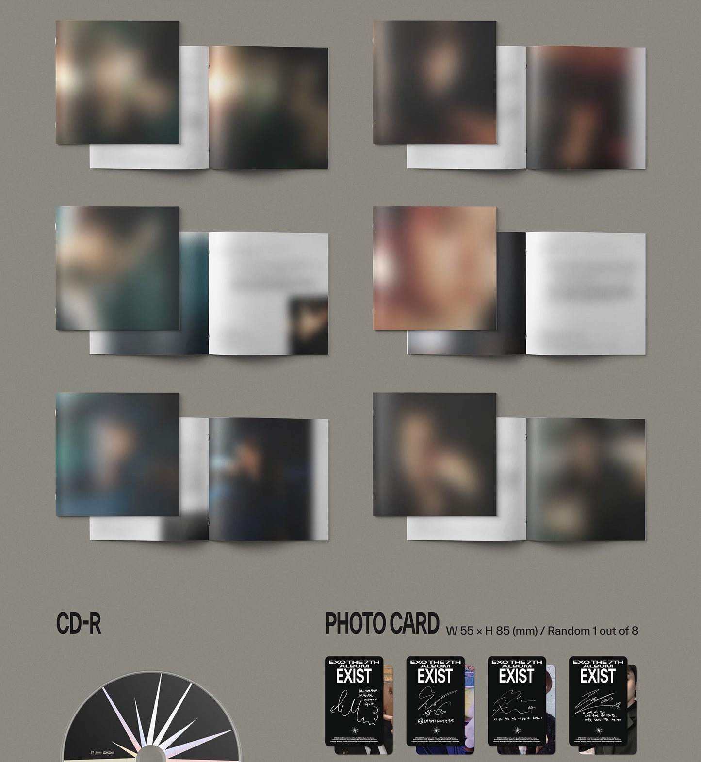 EXO Album Vol. 7 - EXIST (Digipack Ver.) (Random)