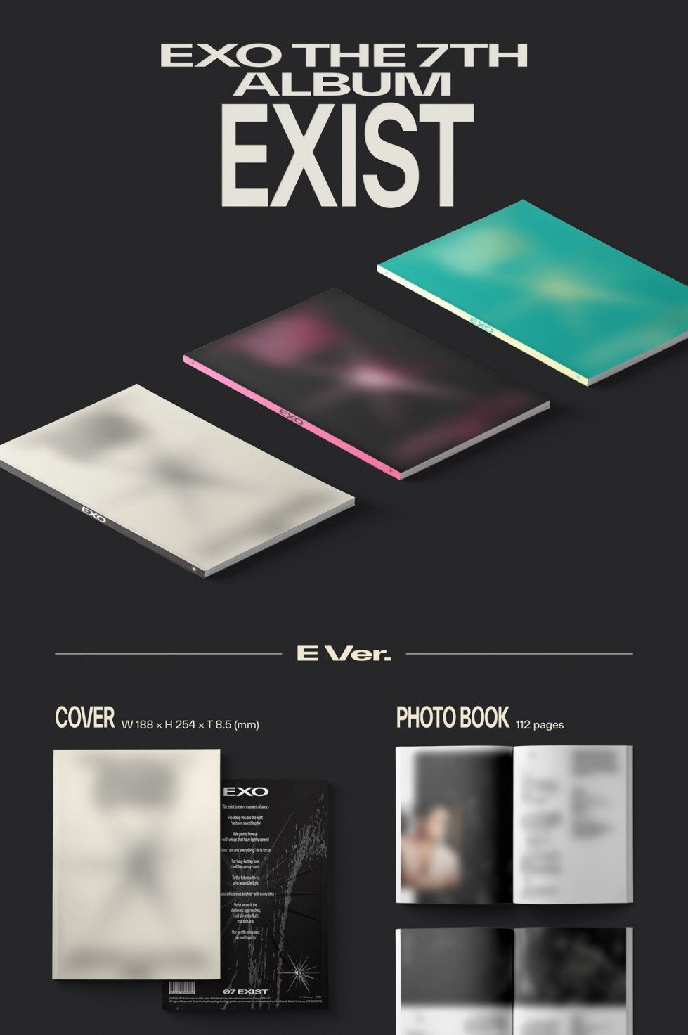 EXO Album Vol. 7 - EXIST (Photobook Ver.) (Random)