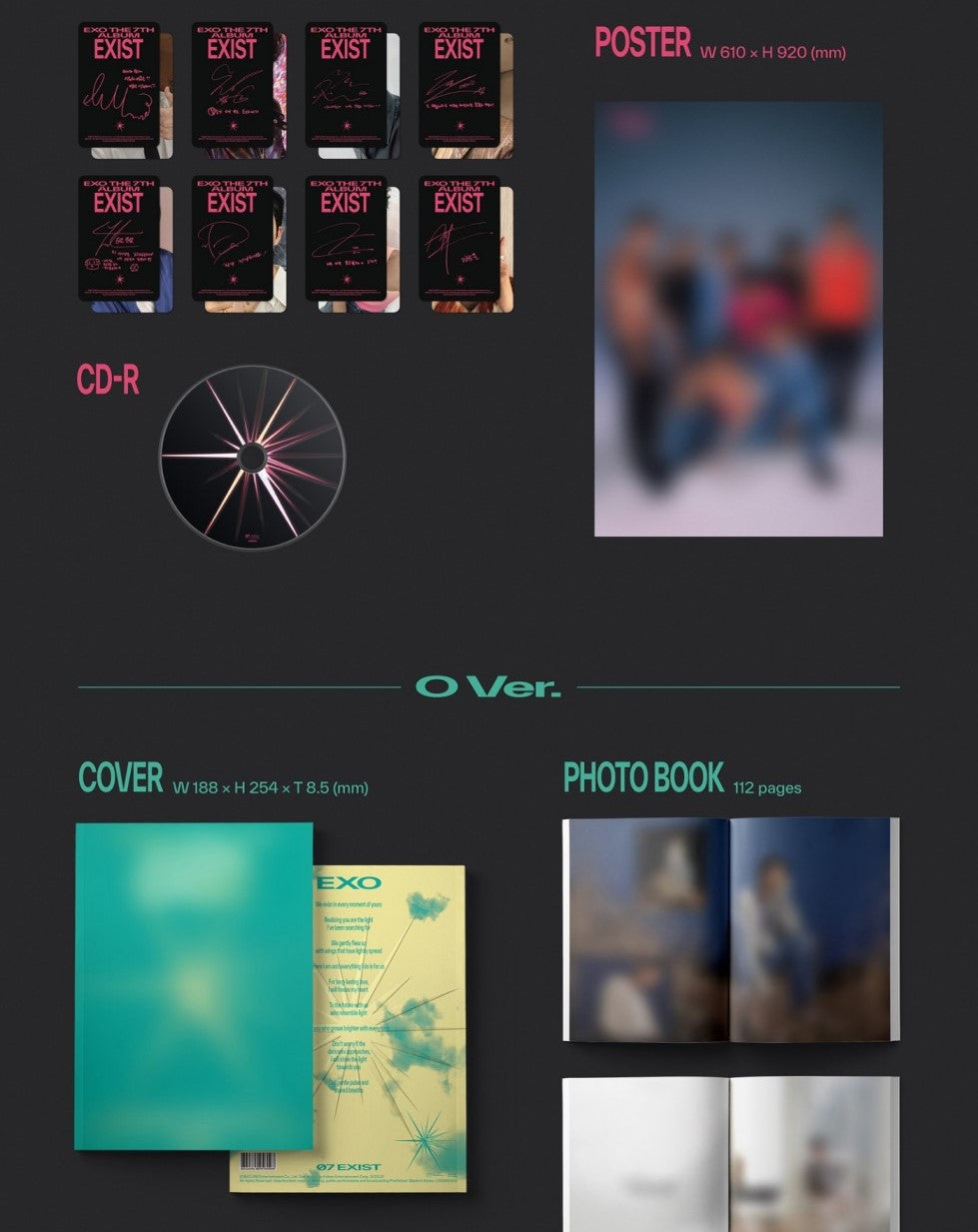 EXO Album Vol. 7 - EXIST (Photobook Ver.) (Random)