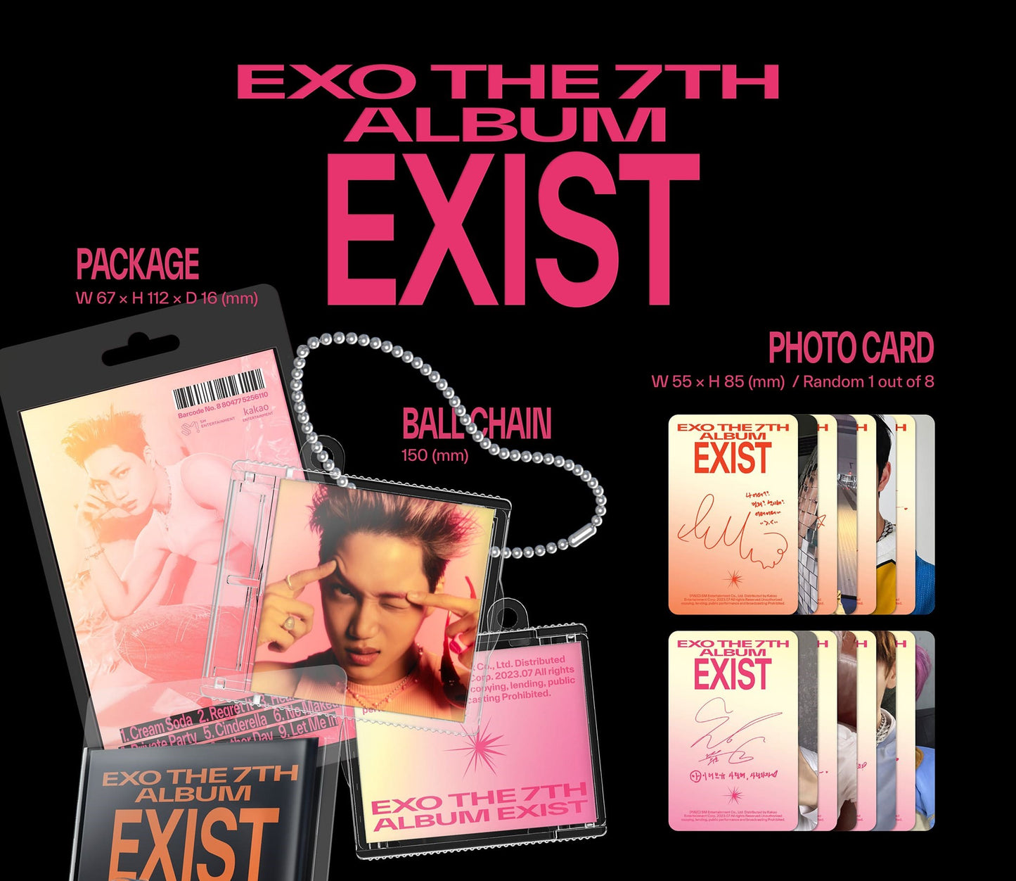 EXO Album Vol. 7 - EXIST (SMini Ver.) (Random)