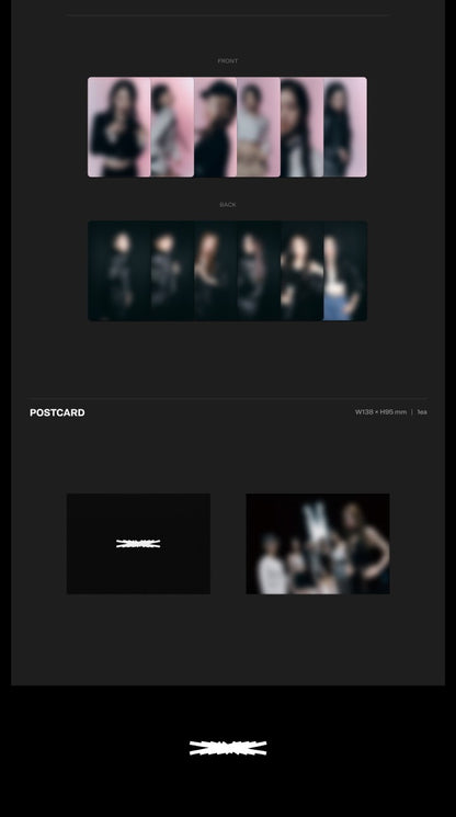 [PRE-OWNED] LE SSERAFIM Mini Album Vol. 1 - FEARLESS (Monochrome Bouquet Ver.)
