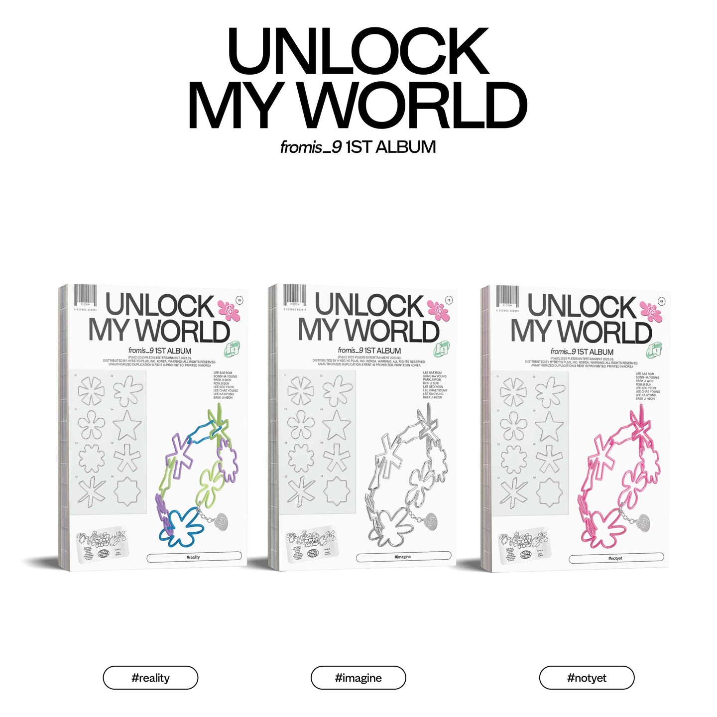 fromis_9 Album Vol. 1 - Unlock My World (Random)