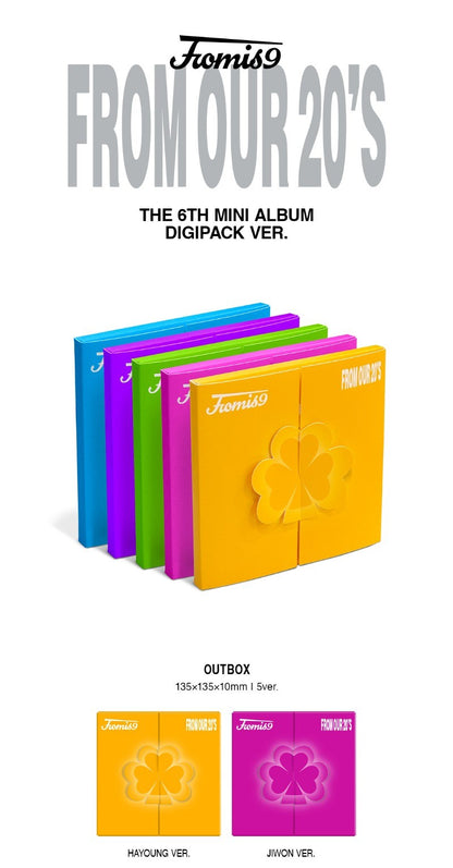 fromis_9 The 6th Mini Album – From Our 20’s (Digipack Ver.) (Random)