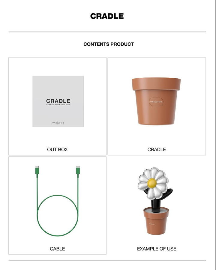 G-DRAGON - [Übermensch] MEDIA EXHIBITION OFFICIAL MD LIGHT STICK CRADLE