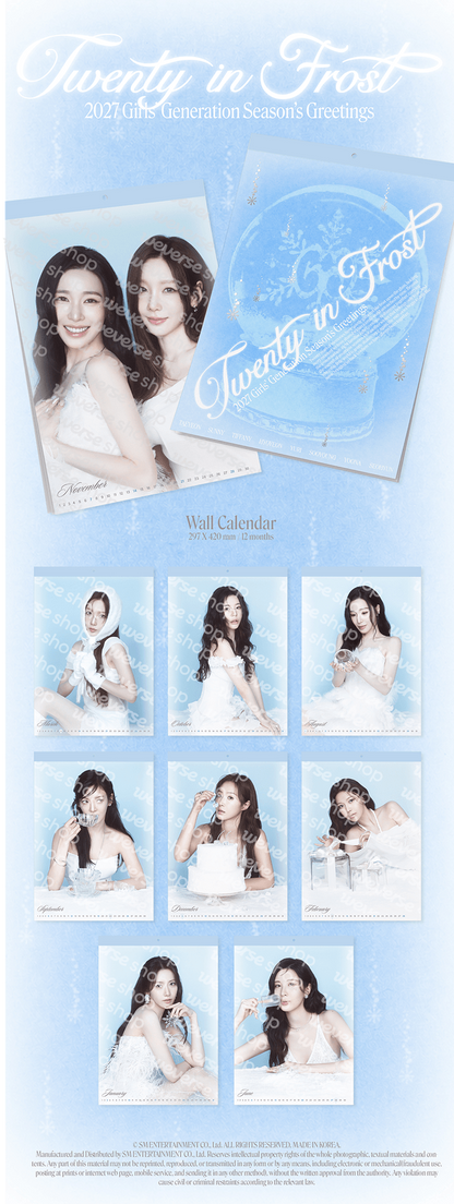 PRE-ORDER: Girls’ Generation 2027 Season’s Greetings - Twenty in Frost