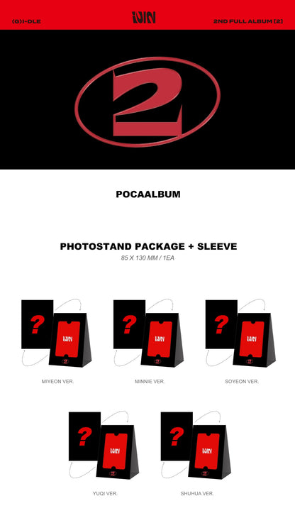 (G)I-DLE 2nd Full Album – 2 (POCAALBUM Ver.) (Random)