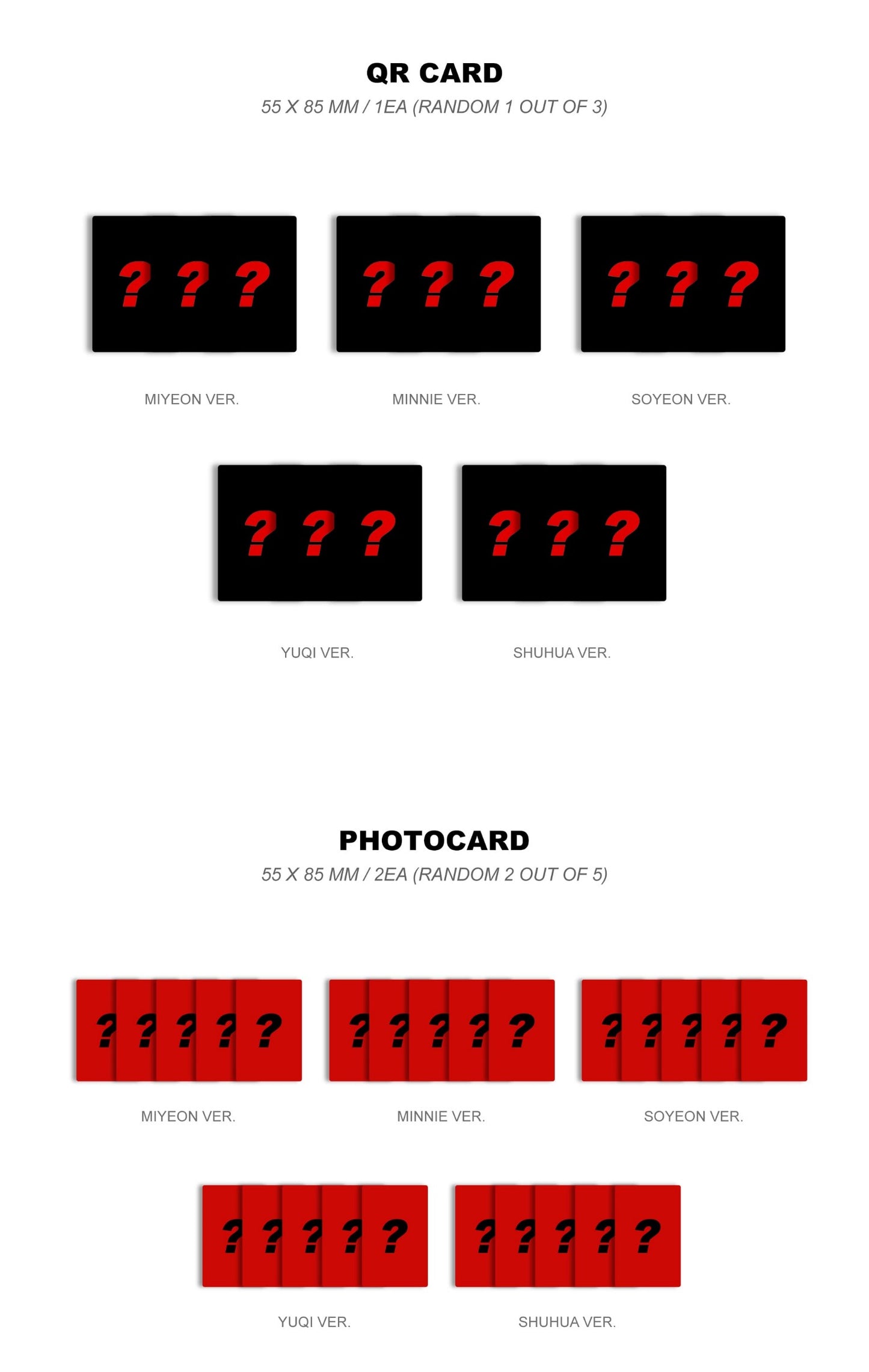 (G)I-DLE 2nd Full Album – 2 (POCAALBUM Ver.) (Random)