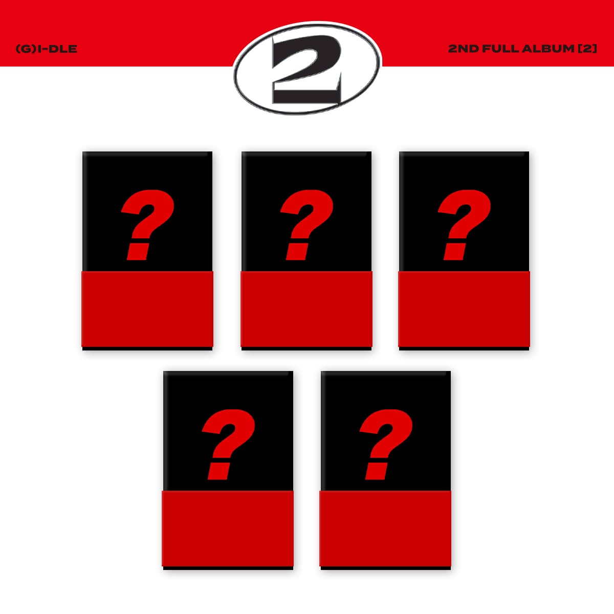(G)I-DLE 2nd Full Album – 2 (POCAALBUM Ver.) (Random)