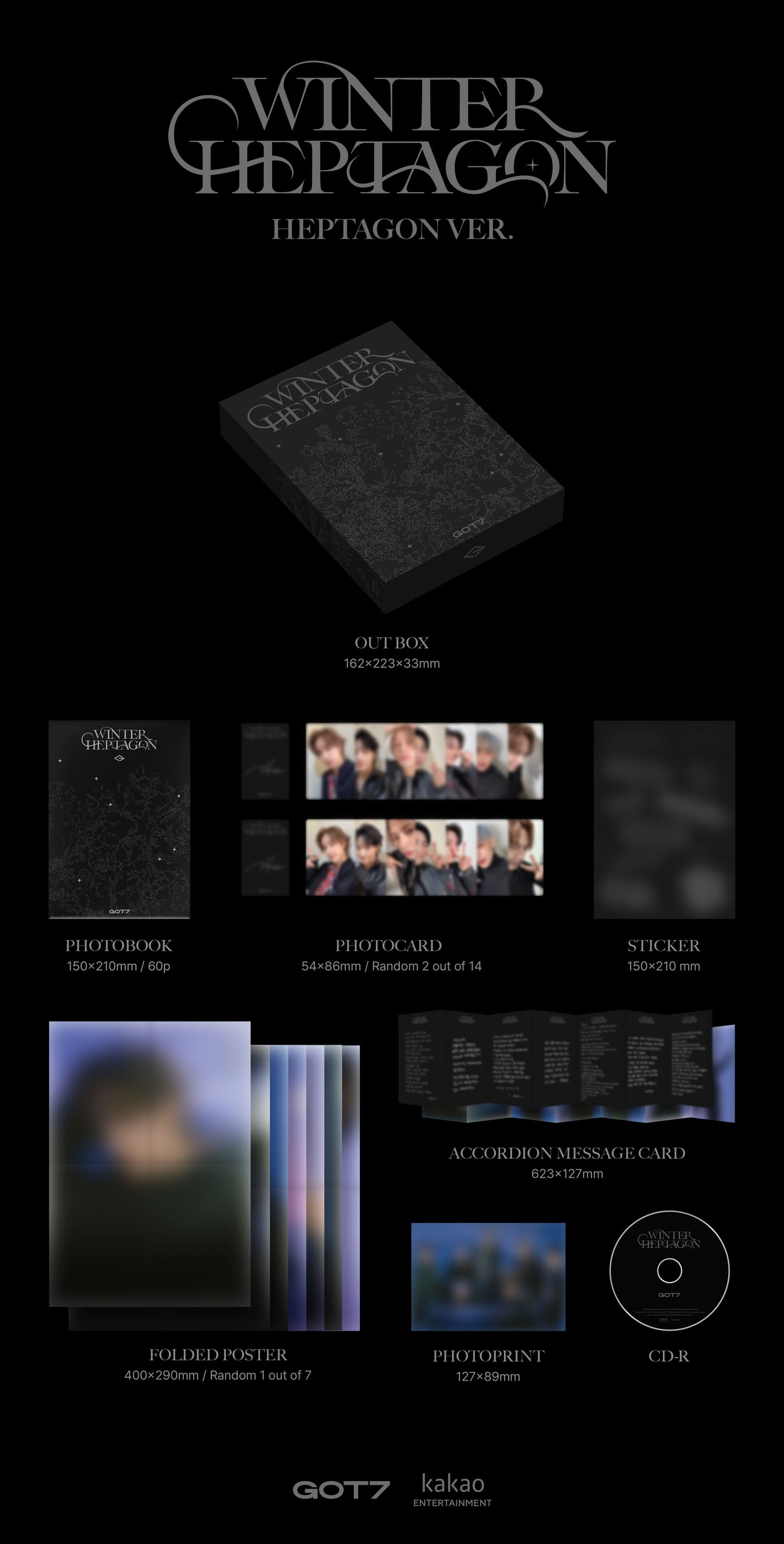 GOT7 Mini Album – WINTER HEPTAGON