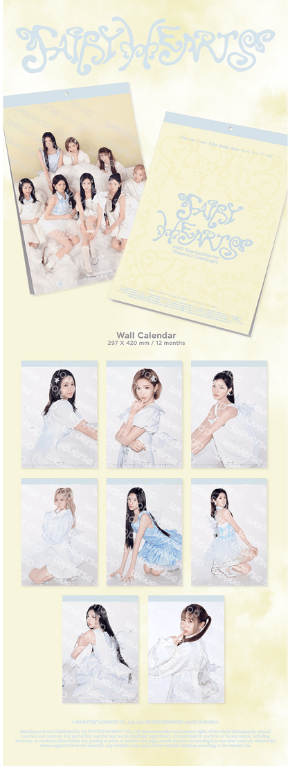 PRE-ORDER: Hearts2Hearts – 2027 Season’s Greetings - FAIRY HEARTS