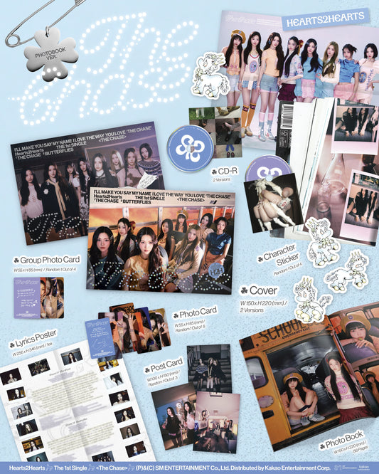 Hearts2Hearts The 1st Single – The Chase (Photobook ver.)