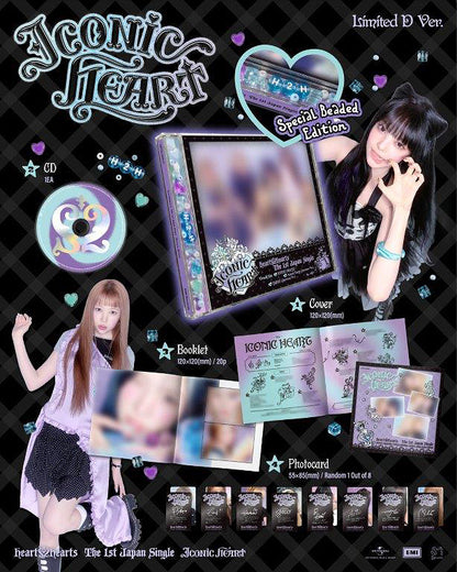 PRE-ORDER: Hearts2Hearts 1st Single Album - ICONIC HEART [Japanese Edition]